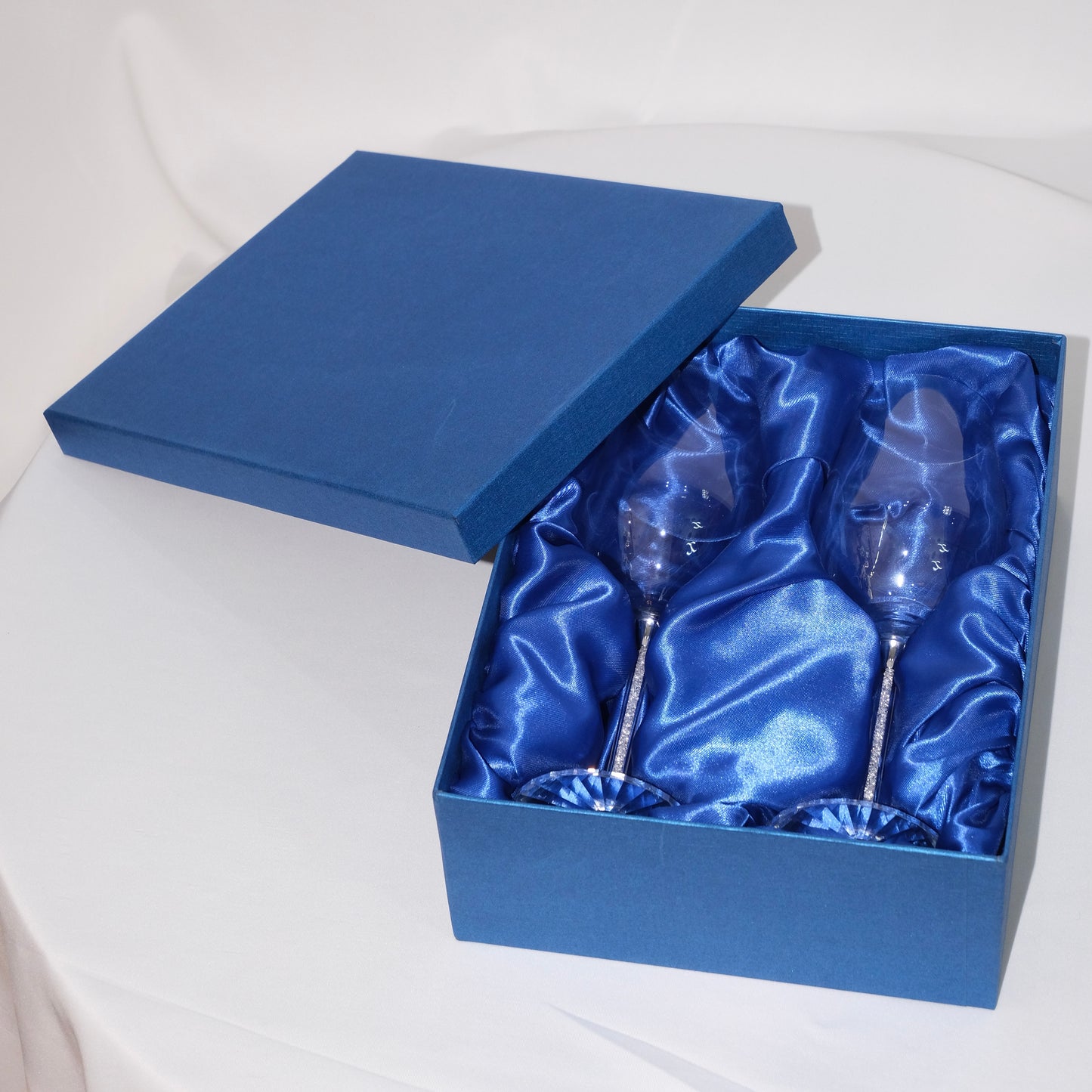 Кристални чаши комплект 2бр + подаръчна кутия
